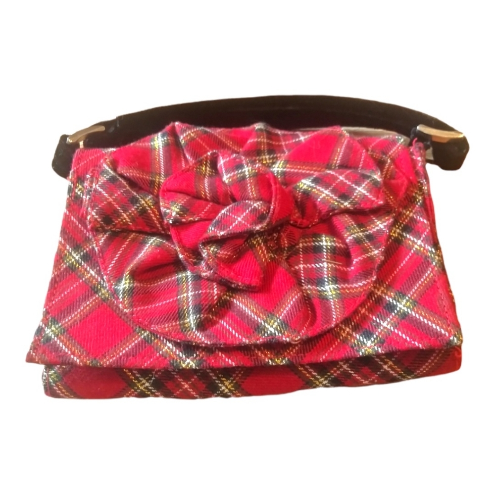 The Children's Place Red Plaid Ruffle Clutch